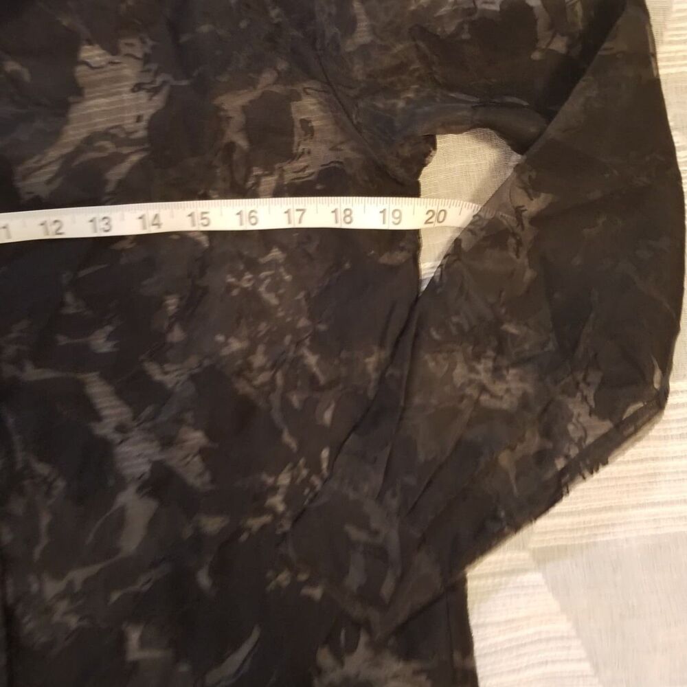 Disturbia Spectre Sheer Loose Fit Blouse Top - Picture 5 of 14
